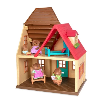 Li'l Woodzeez Country House – 8pc Toy House Playset - Image 2