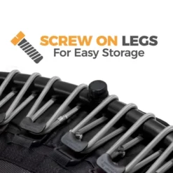 LEAPS & REBOUNDS 40" Round Mini Fitness Trampoline & Rebounder Indoor Home Gym Exercise Equipment Low Impact Workout For Adults, Gray