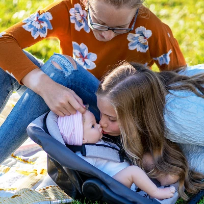 Paradise Galleries Realistic Newborn Doll - Forever Yours Golden, 7-Piece Reborn Doll Gift Set With Magnetic Pacifier - Image 4