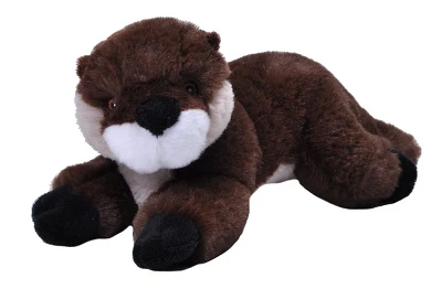 Wild Republic Ecokins Mini River Otter Stuffed Animal, 8 Inches
