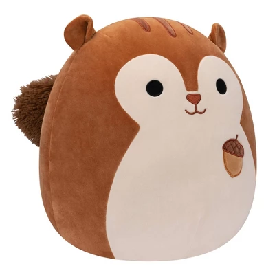 Squishmallows 16" Sawyer The Brown Squirrel With Acorn Plush Toy - Image 2