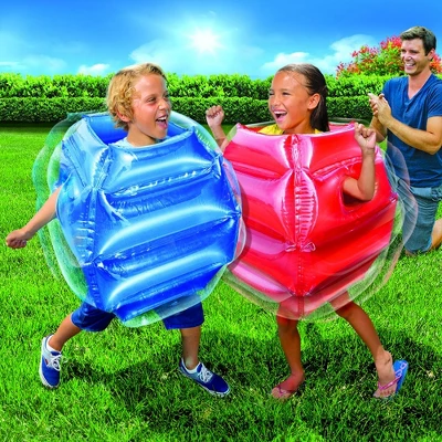 Banzai Battle Bop Combo Pack W/ Inflatable Gloves & Body Bumpers, 2 Pairs Each & Cyclone Splash Park Inflatable W/ Sprinkling Slide & Water Aqua Pool - Image 4