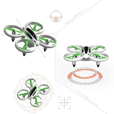 Sharper Image 2.4Ghz RC Glow Up Stunt Drone With LED Lights - Image 3