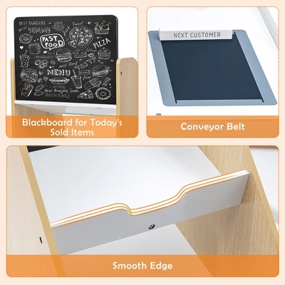 Costway Grocery Store Playset Pretend Play Supermarket Shopping Set With Shopping Cart - Image 6