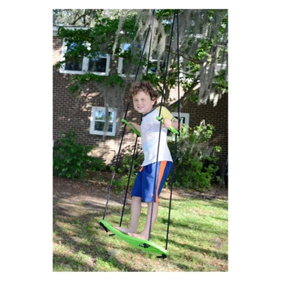 Flybar Swurfer Kick - Stand Up Outdoor Surfing Tree Swing - Green - Image 3