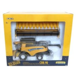 ERTL 1/32 New Holland Combine CR8.90 With Corn And Grain Heads ERT13898