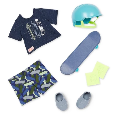 Our Generation Theodore 18" Skateboarder Boy Doll - Image 3