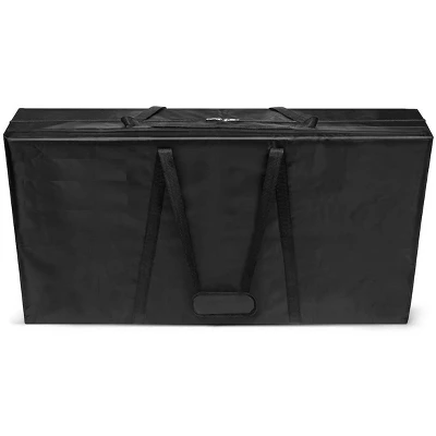 Skip's Garage Dark Grey And Maroon Striped Cornhole Board Set, Includes 2 Boards, 8 Bags & Optional Accessories - Image 4