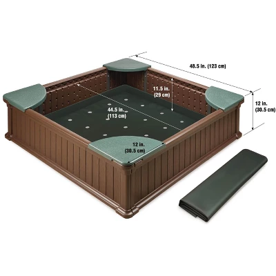 Woodland 2-in-1 Sandbox And Garden Planter - Image 4