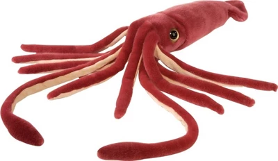 Wild Republic Wr Plush Squid Giant Stuffed Animal, 12 Inches