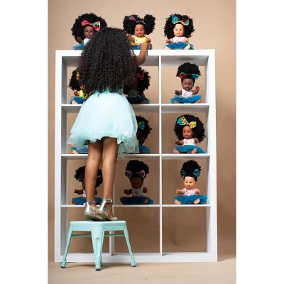 Orijin Bees Sugar Puff 12" Baby Bee Doll - Black Hair With Brown Eyes - Image 3