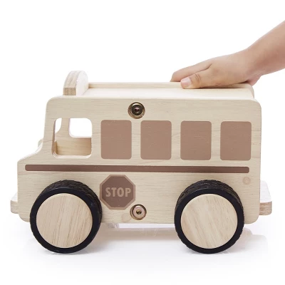 Guidecraft Wooden School Bus