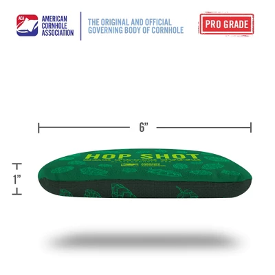 Hop Shot Synergy Pro Green Cornhole Bags (Set Of 4) - Image 3
