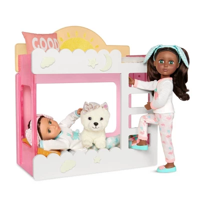 Glitter Girls Comfy Clouds Bunk Bed 14" Doll Furniture Set - Image 3