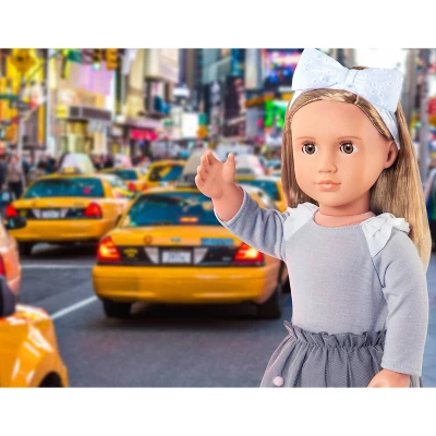 Our Generation Bina With Pom Pom Skirt 18" Fashion Doll