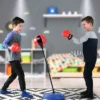 Kids Boxing Set - Kids Boxing Gloves And Punching Bag - Kids Punching Bag With Adjustable Stand & Pump - Play22USA