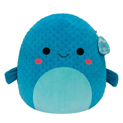 Squishmallows 16" Refalo The Blue Pufferfish Plush Toy - Image 6