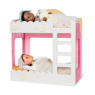 Glitter Girls Comfy Clouds Bunk Bed 14" Doll Furniture Set - Image 4