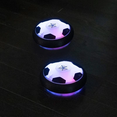 Trademark Games Hover Soccer Ball 2-Pack - Air Soccer Balls With LED Lights And Soft Bumpers For Safe Indoor Play - Image 7