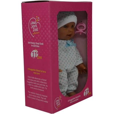 The New York Doll Collection 11 Inch Soft Body Baby Doll - Image 2
