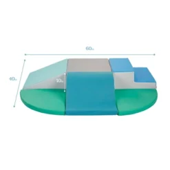 ECR4Kids SoftZone Little Me Foam Wall Climber - Indoor Active Play Structure For Toddlers And Kids