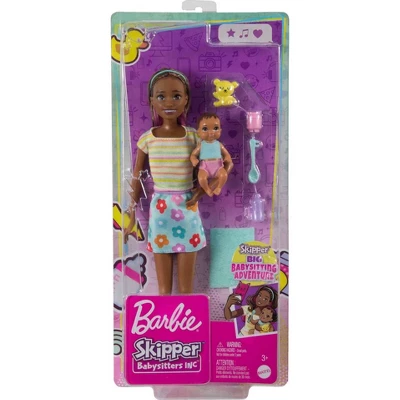 Barbie Skipper Doll With Baby Figure And 5 Accessories Babysitters Inc. Playset - Image 4