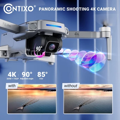 Contixo F28 Pro Foldable GPS Drone - 4K FHD Camera W GPS Control & Selfie Mode - Brushless Motor - With Carrying Case - Image 6