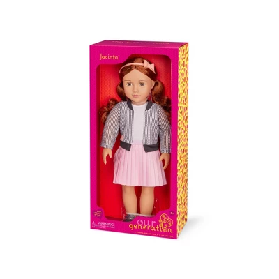 Our Generation Jacinta 18" Fashion Doll With Pink Skirt & Sweater - Image 3