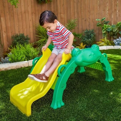 KidKraft Hop And Slide Frog Toddler Climber For Gross Motor Skills - Image 3