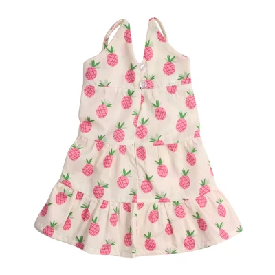 Sophia’s Pineapple Print Maxi Dress For 18" Dolls, Ivory
