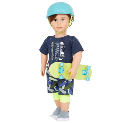 Our Generation Theodore 18" Skateboarder Boy Doll - Image 2