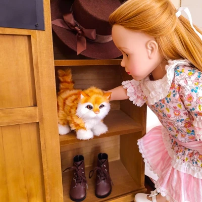 The Queen's Treasures Orange Tabby Kitty Cat Pet For 18 Inch Dolls - Image 5