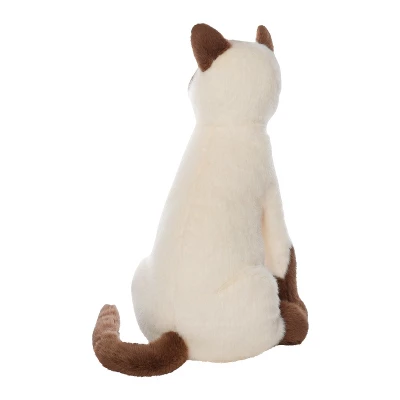 Manhattan Toy Imaginaries Siamese Cat 13.5" Children's Picture Book Stuffed Animal Companion - Image 3