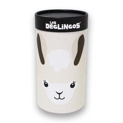TriAction Toys Les Deglingos Big Simply Plush Animal In Tube | Muchachos The Llama - Image 2