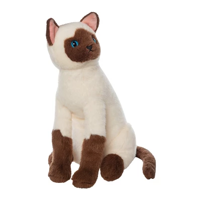 Manhattan Toy Imaginaries Siamese Cat 13.5" Children's Picture Book Stuffed Animal Companion - Image 2