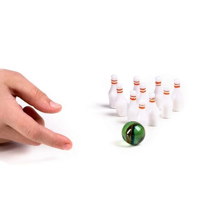 Kicko Miniature Bowling Game Set - 11 Pieces White - Image 3