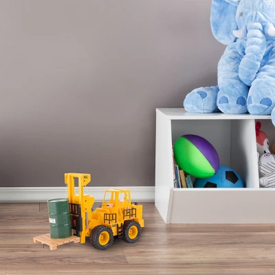 Toy Time Kids' 1:24 Scale Remote Control Forklift - Yellow/Black - Image 2