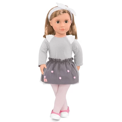 Our Generation Bina With Pom Pom Skirt 18" Fashion Doll - Image 2