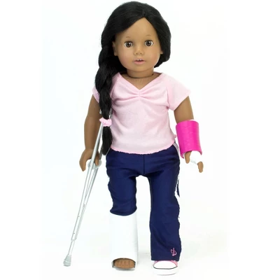 Sophia’s Doll Cast & Crutches Accessories Set For 18" Dolls - Image 2
