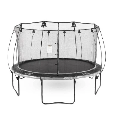 Skywalker Trampolines Epic Series 14' Round Trampoline With Dual Spring Pad - Black/Gray