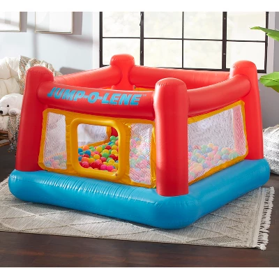 Intex Inflatable Jump O Lene Bounce House & Colorful Jump O Lene Castle Bounce - Image 2
