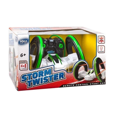 World Tech Toys Storm Twister Full Function 2 Wheeled Remote Control Stunt Car - Image 5