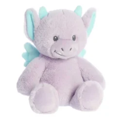 Ebba Medium Dani Dragon Mythicals Adorable Baby Stuffed Animal Purple 11.5"
