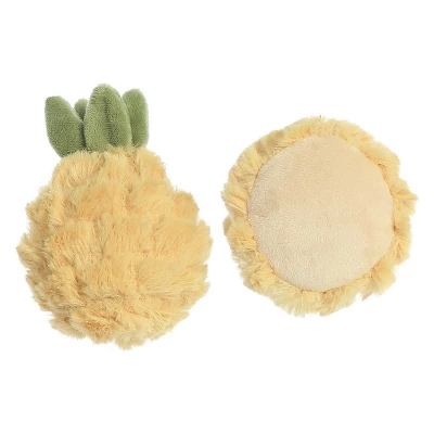 Ebba Mini Pineapple Rattle & Crinkle Set Precious Produce Adorable Baby Stuffed Animal Yellow 4" - Image 3