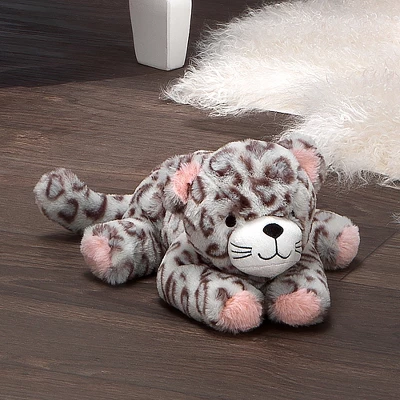 Lambs & Ivy Happy Jungle Plush Leopard Stuffed Animal Toy - Pink/Gray - Cleo - Image 4