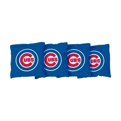 MLB Chicago Cubs Corn-Filled Cornhole Bags Royal Blue - 4pk