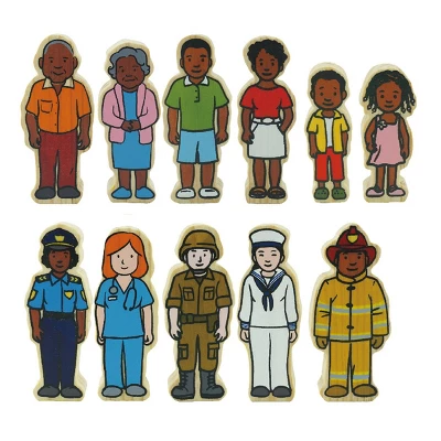 The Freckled Frog Wooden Village People - 42 Pieces - Image 3