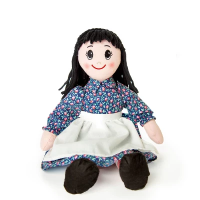 The Queen's Treasures 18" Doll 5 Piece Rag Doll Girl And American Backpack - Image 2