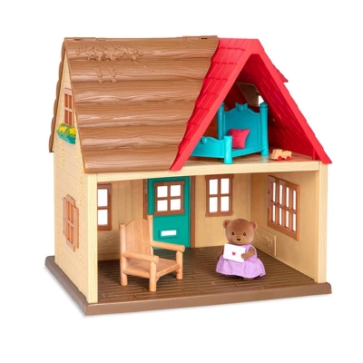Li'l Woodzeez Country House – 8pc Toy House Playset