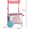 Svan Ice Cream Cart For Kids, Wood Playstand